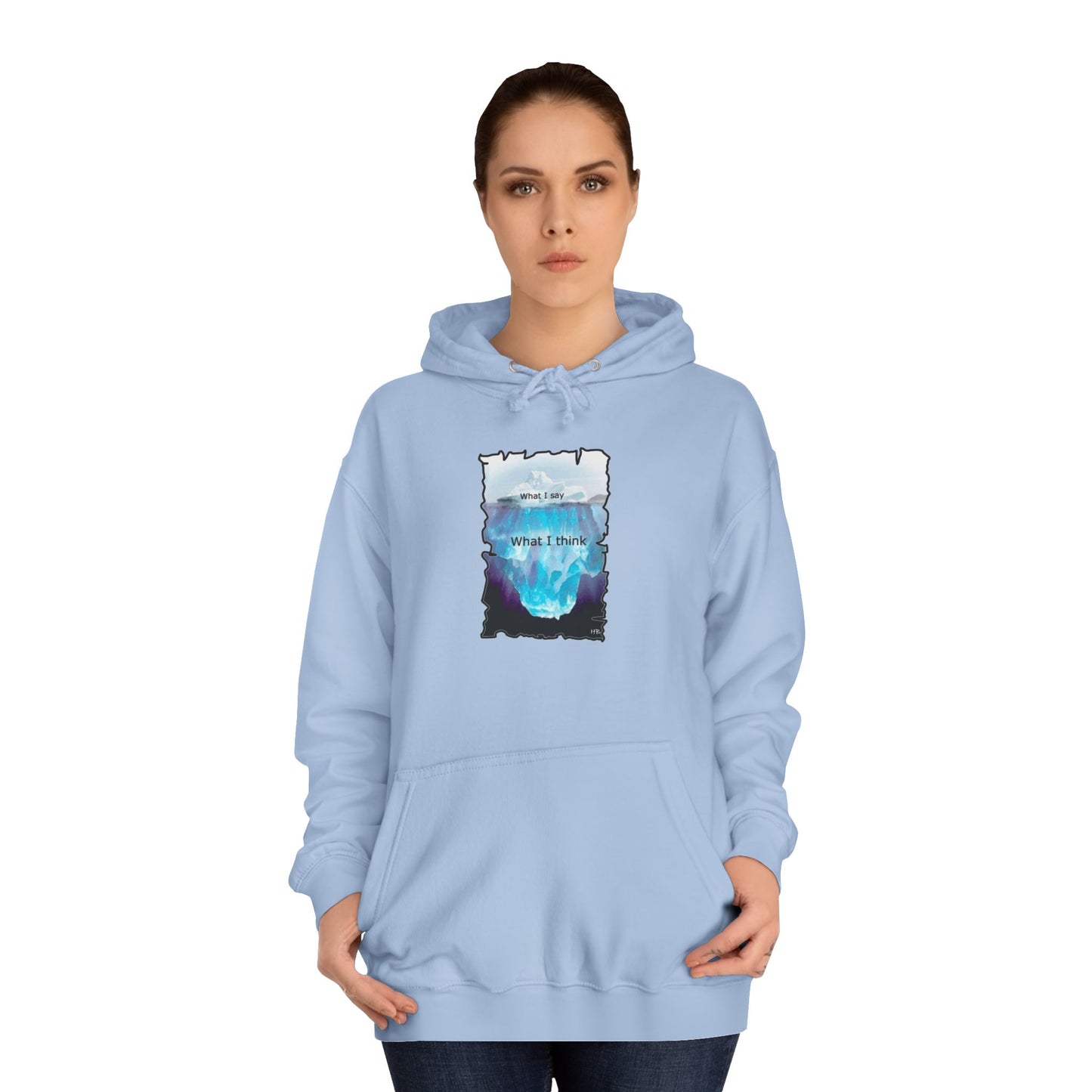 Below the Surface Veiled Verbalization (Hoodie - Cozy and Durable)