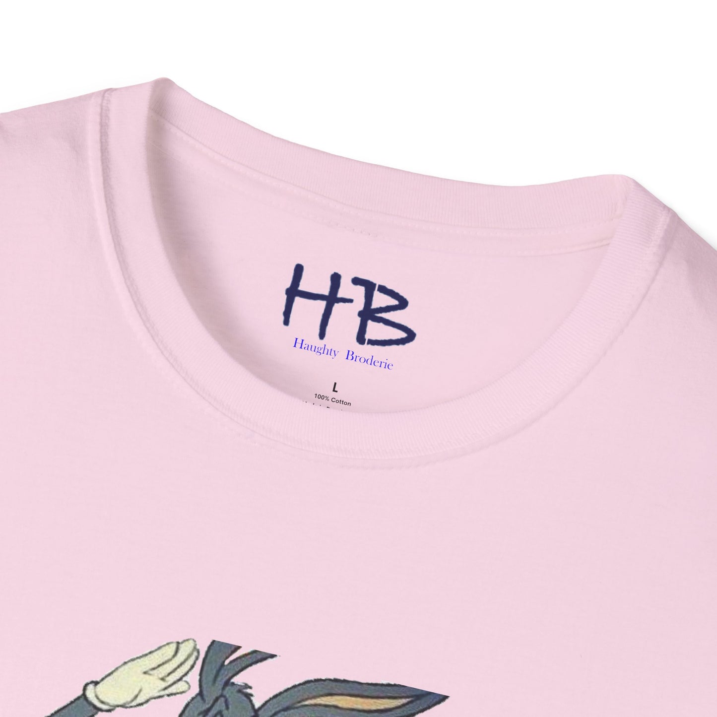 Bugs being playful with his bunny lady