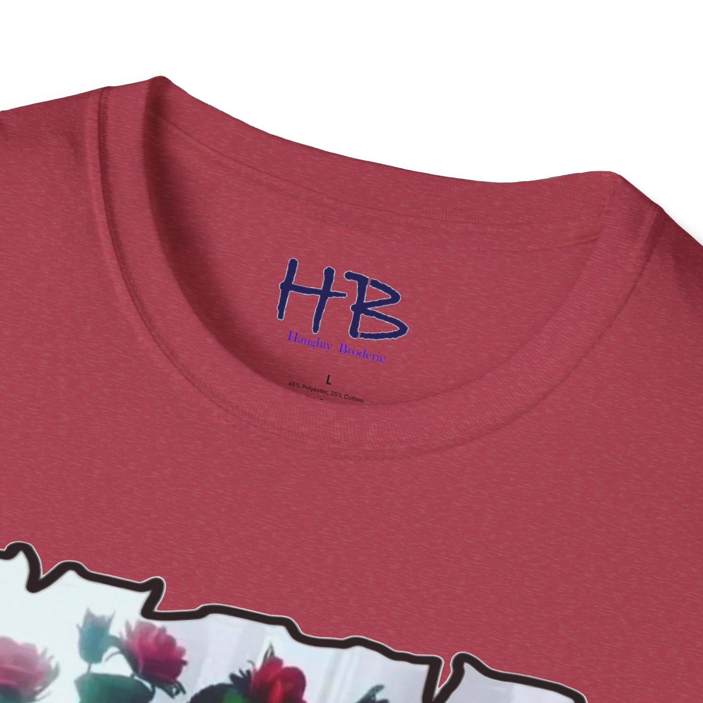 A Botanical Elegance Wearable Ode to Love; A Red Heart Rhapsody Floral Symphony Romantic Reverie