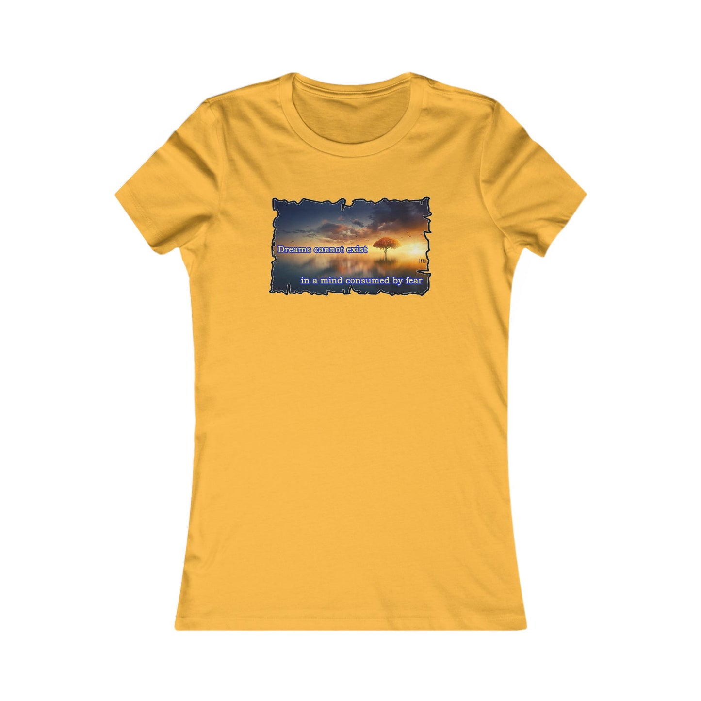 Fear robs the mind of its ability to dream big. (Women - Premium Cotton Tee)