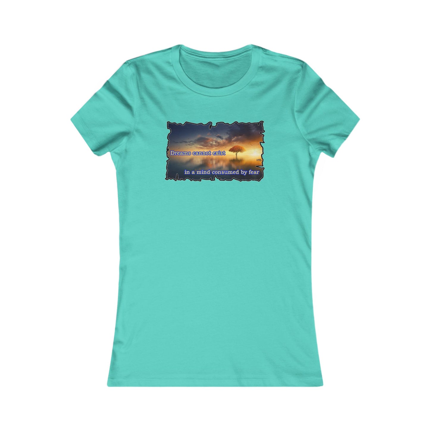 Fear robs the mind of its ability to dream big. (Women - Premium Cotton Tee)
