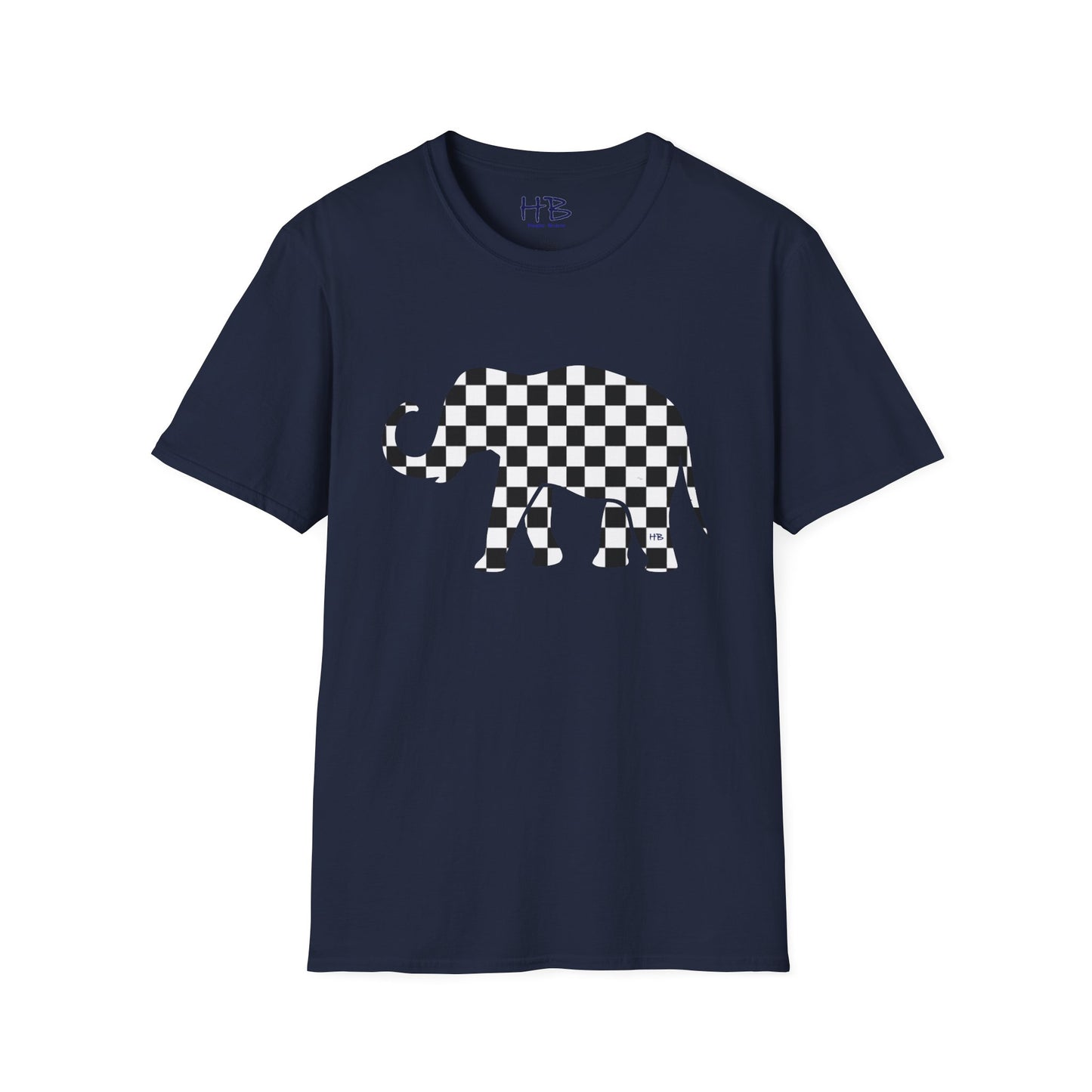 Sophistication Redefined: Unleash Your Style with the Elephant-Inspired Checkered one