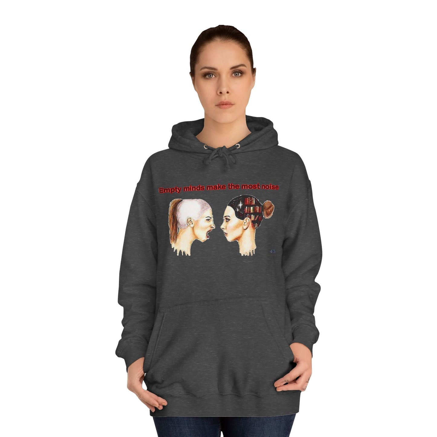 Get Yours Now -- Noiseless Nobility to Educate with The Power of Quiet Intellect (Hoodie - Cozy and Durable)