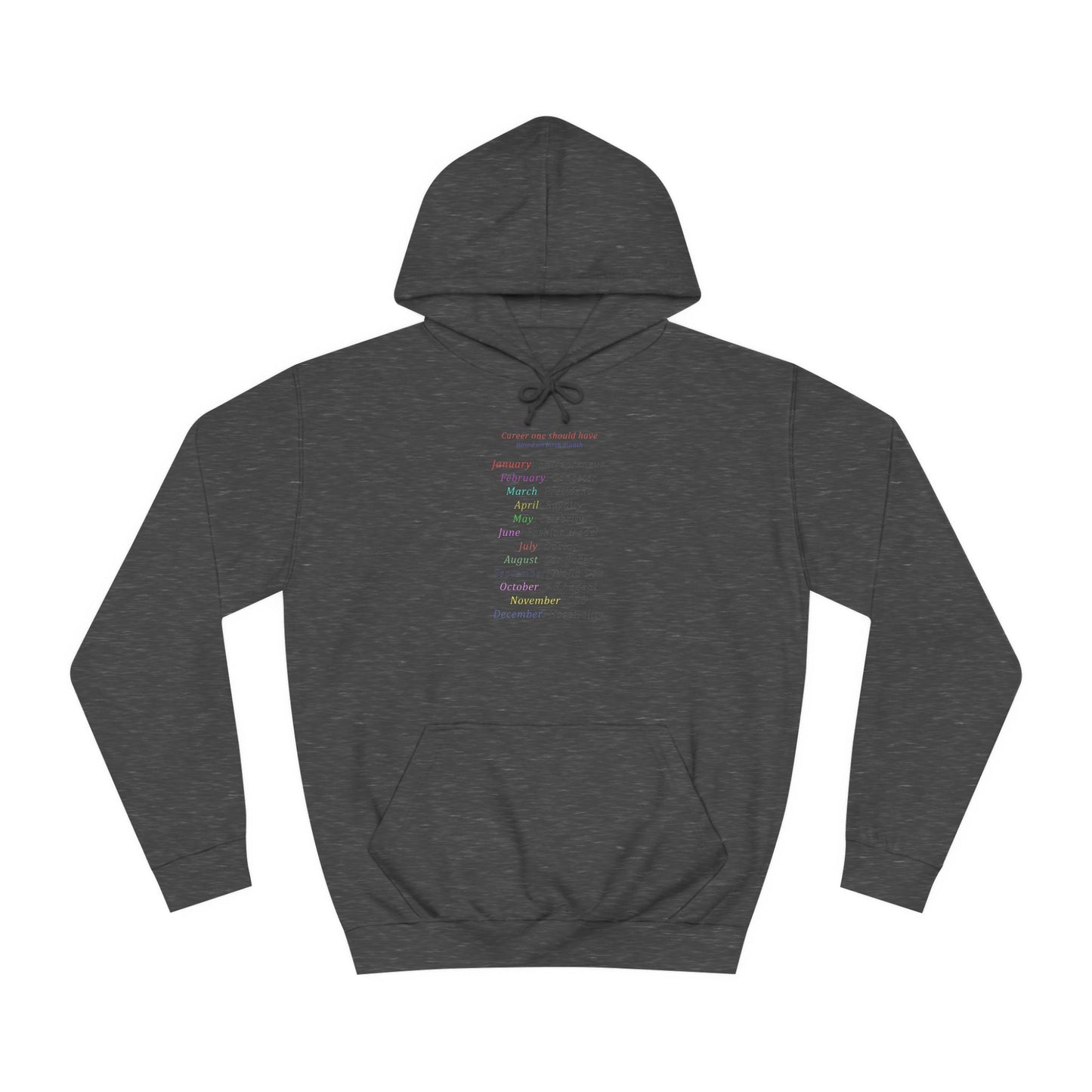 Birth Month Career Pride (Hoodie - Cozy and Durable)