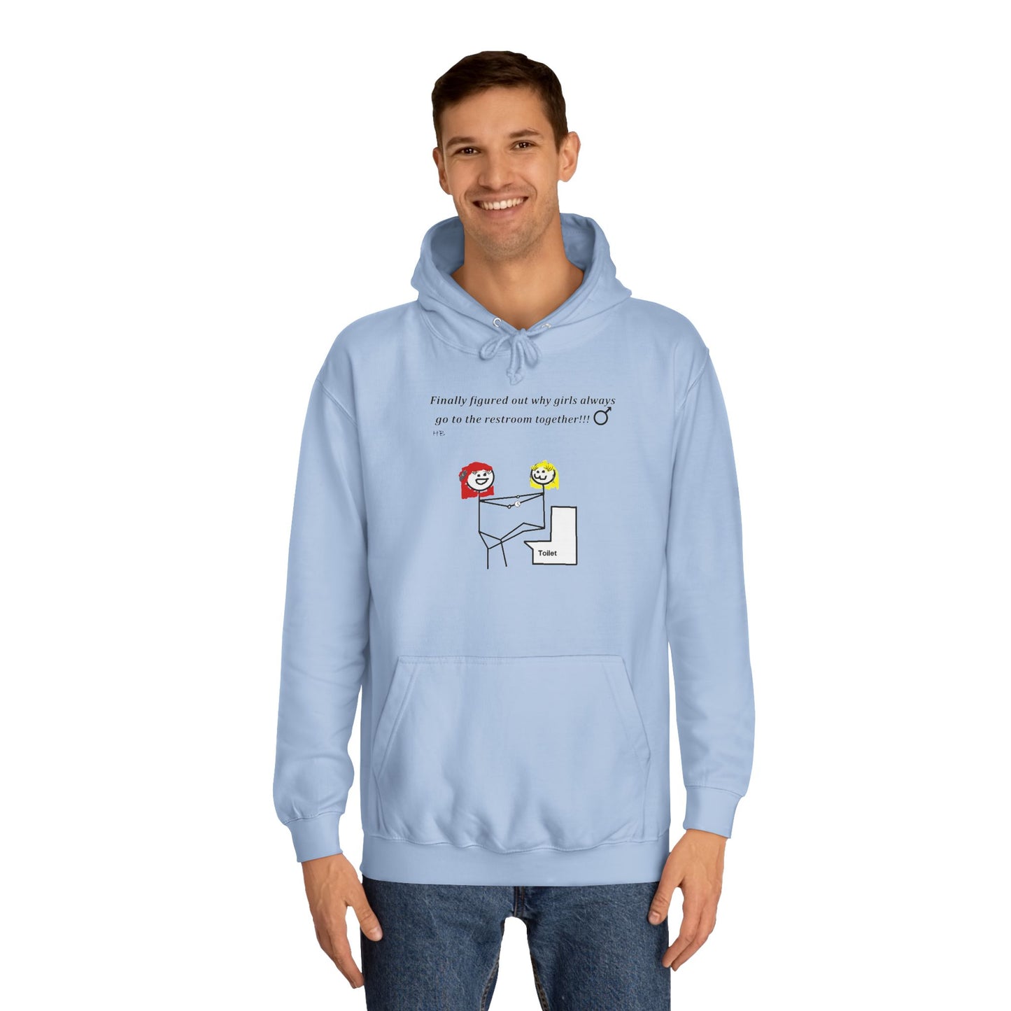 Get Yours Now -- Humorous Restroom Companions Revelations (Hoodie - Cozy and Durable)