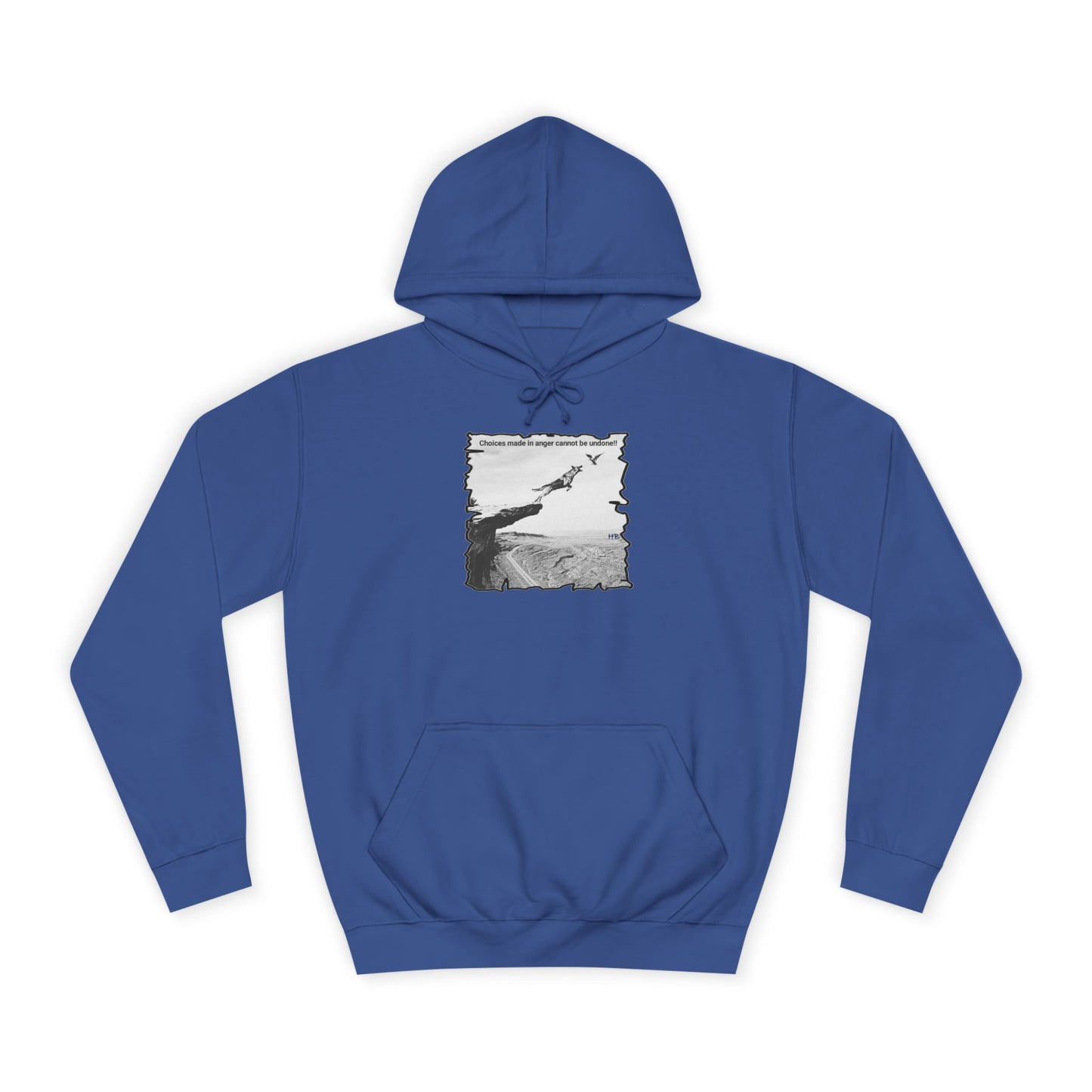 UnWise Woof Cliffhanger Choice Anger's Edge (Hoodie - Cozy and Durable)