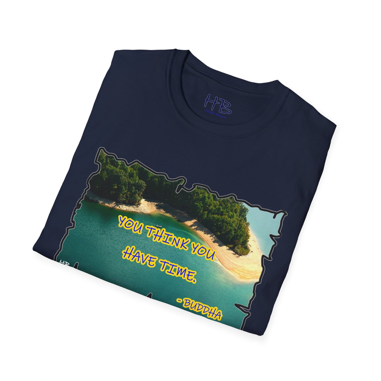 Buddha's Timeless Horizon Harmony; Philosophical Mirage Ethereal Lake Sunset Discourse 7