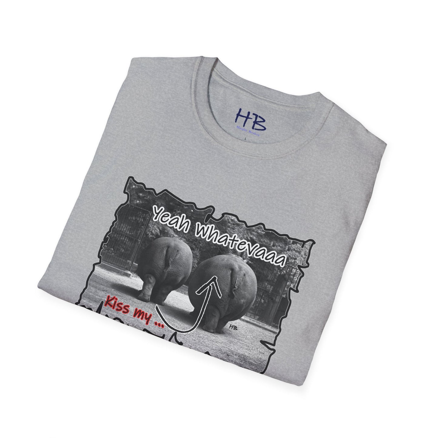 Humorous Whimsical Sarcastic Hippo Laugh-Inducing; Truth to be told to annoying people in your life