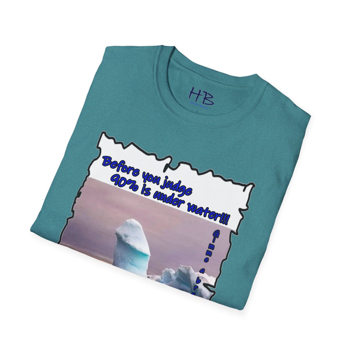 90% Below Judging the Unseen Beneath the Surface; The Iceberg Perspective Laughing at Assumptions While Challenging Prejudice