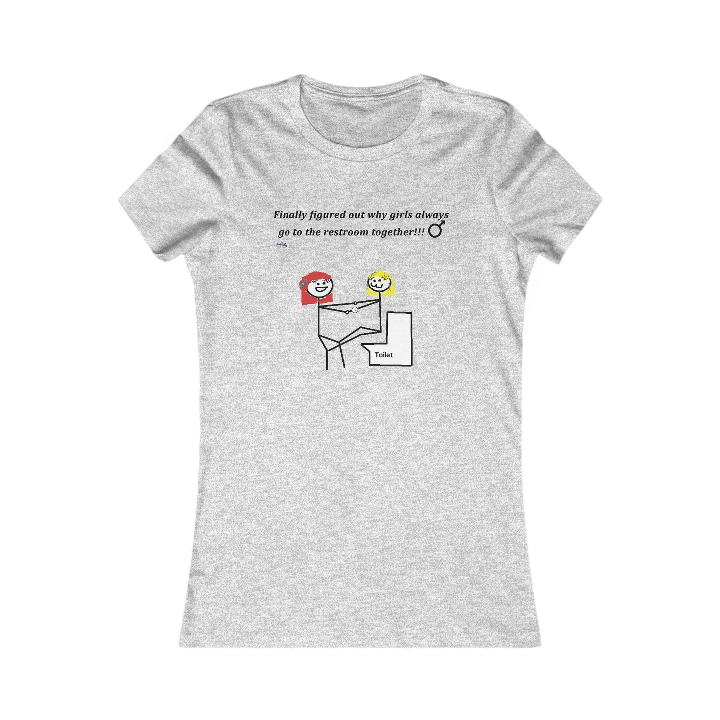 Humorous Restroom Companions Revelations (Women - Premium Cotton Tee)