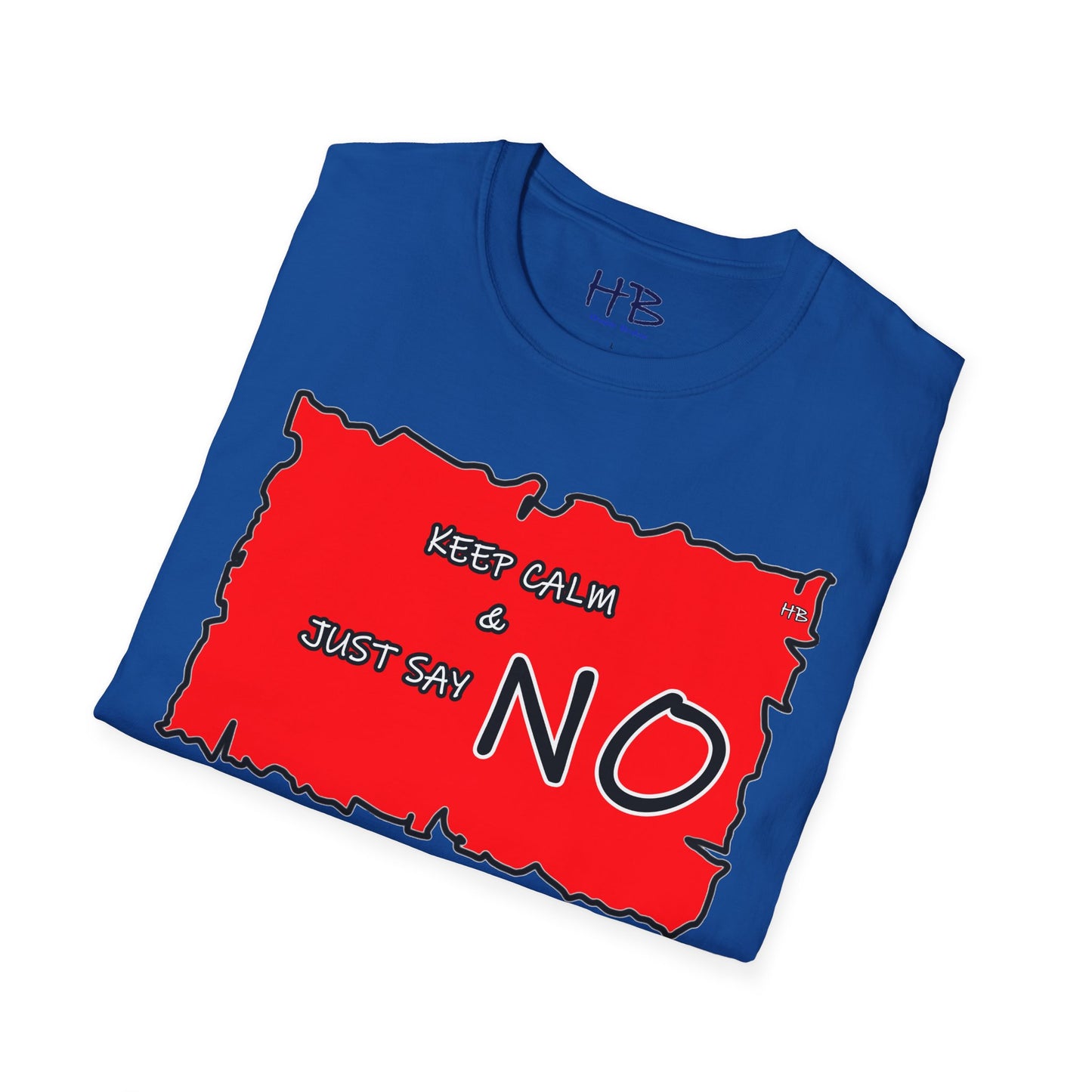The Fearless Bold Red Attire with a Powerful Message; The 'NO' Declaration