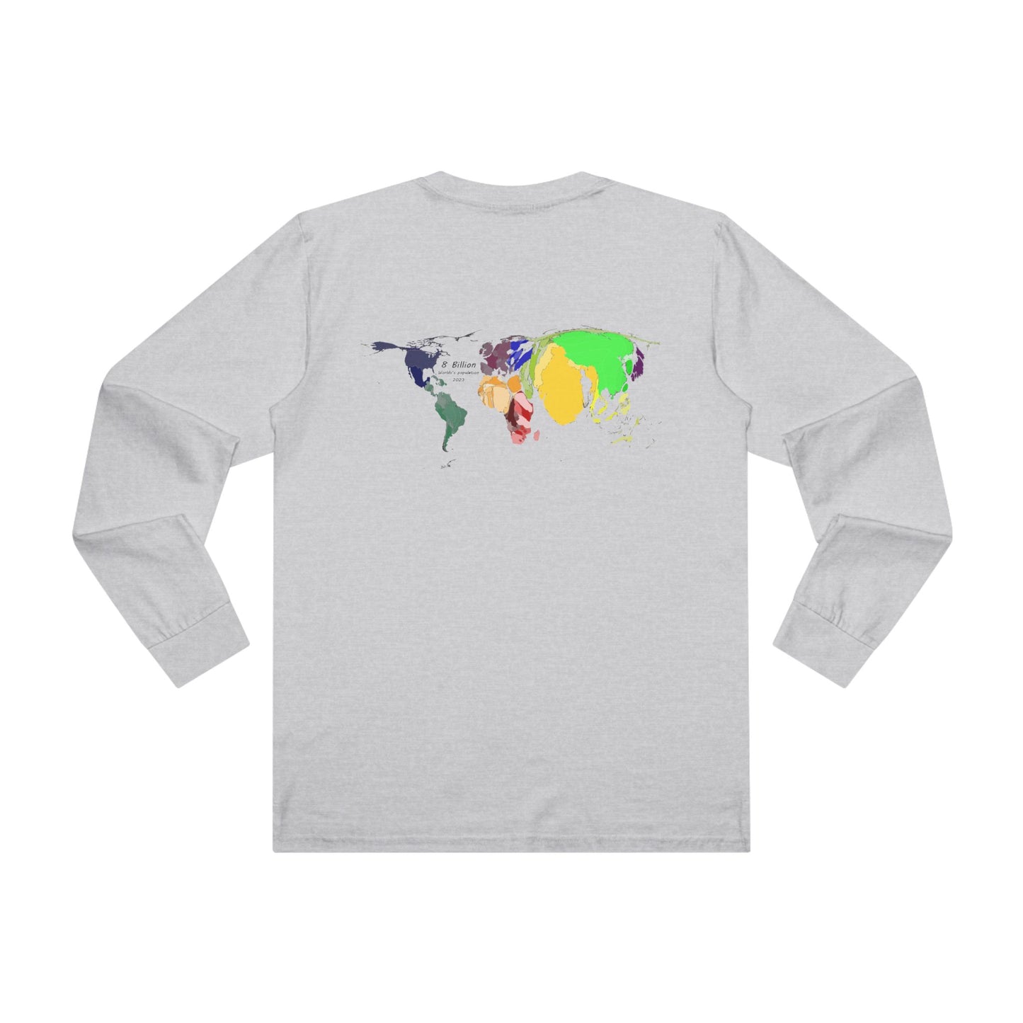 Get Yours Now -- Global density world population (Men's Base Longsleeve Tee - All-Season Wear)