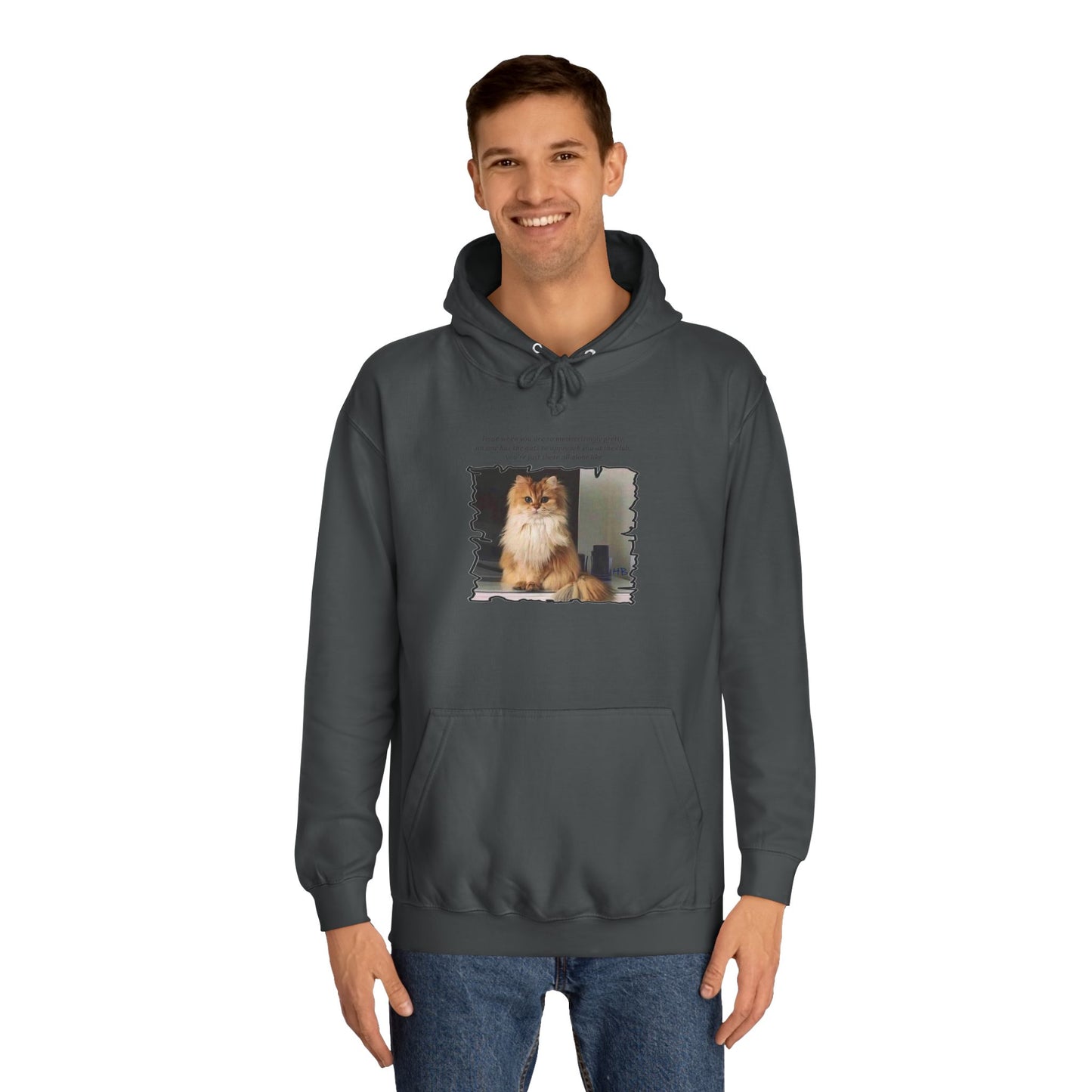 Get Yours Now -- Mesmerizing Lonely Kitty (Hoodie - Cozy and Durable)