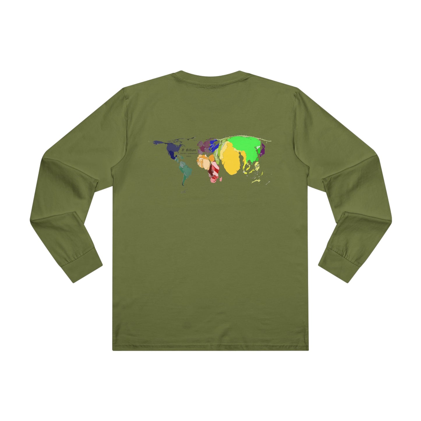 Get Yours Now -- Global density world population (Men's Base Longsleeve Tee - All-Season Wear)