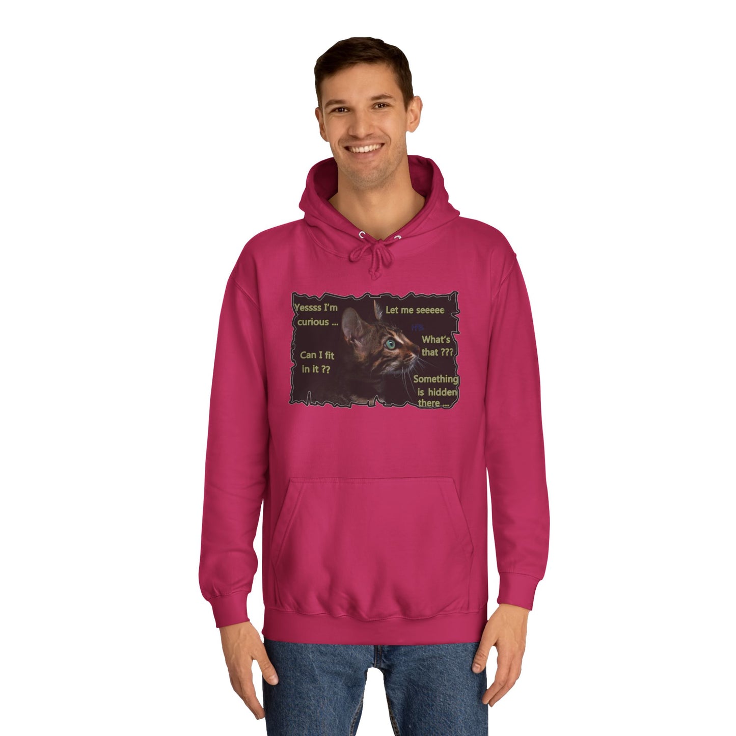 Get Yours Now -- Kitten curiosity and care free (Hoodie - Cozy and Durable)
