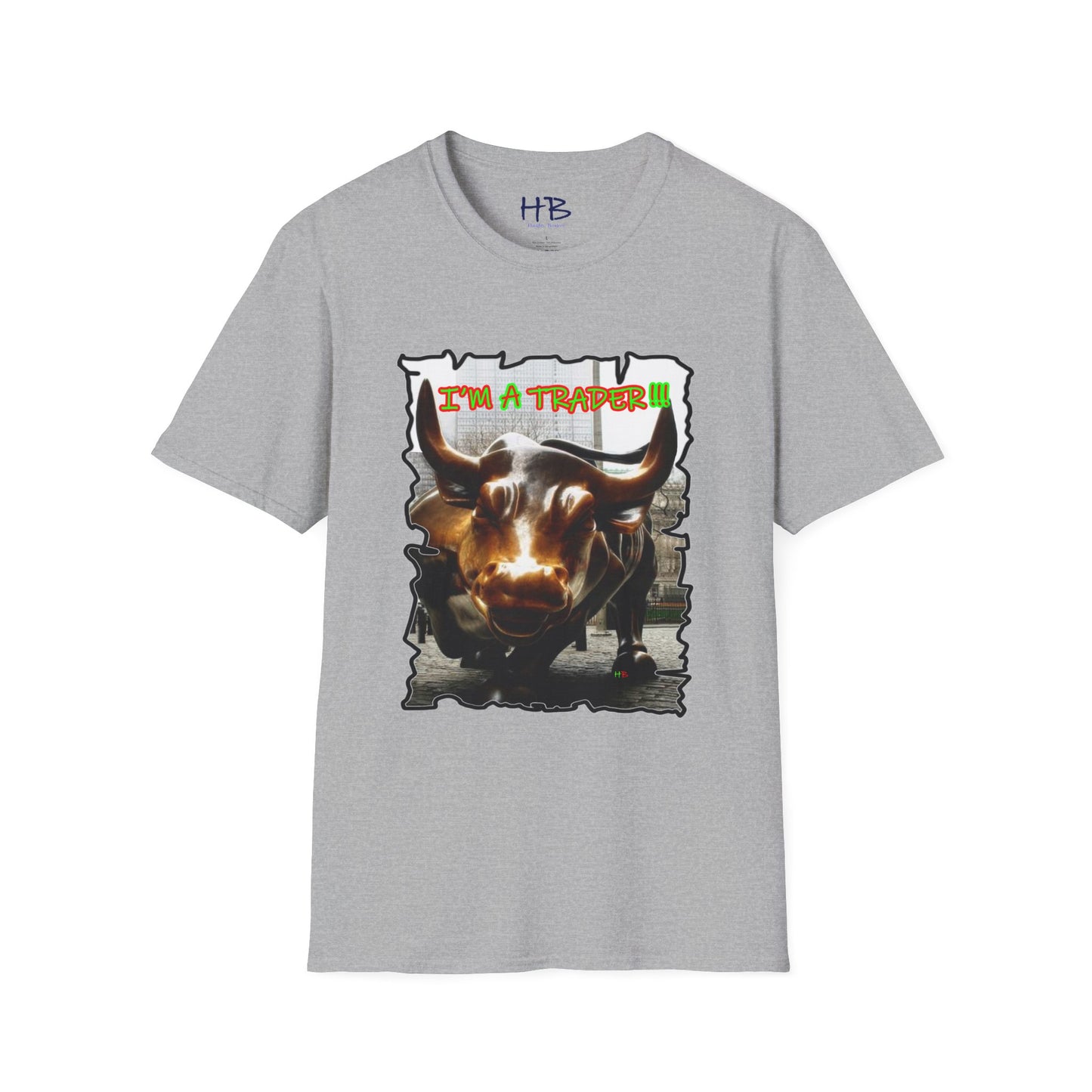 Wall Street Bullish Fashion Trading Enthusiast; Green & Red Confidence Stock Market Vibes