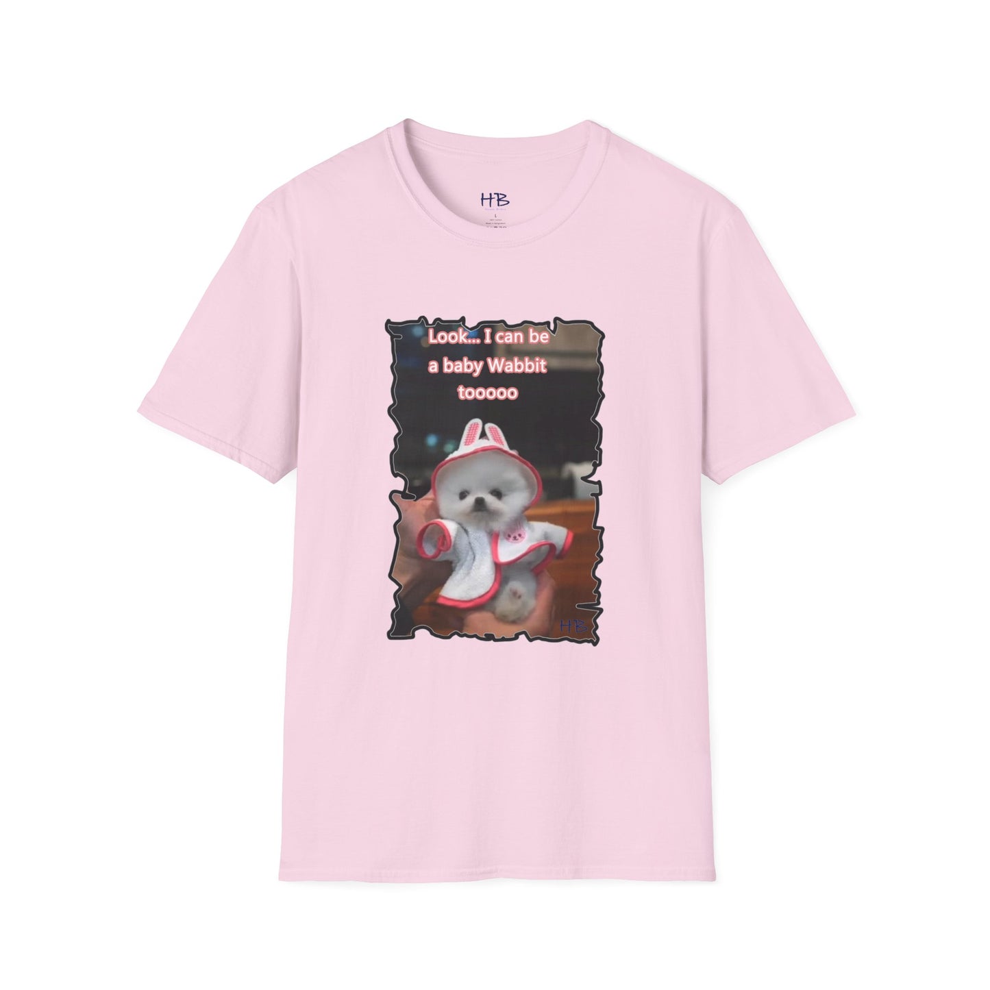 Bichon Maltese puppy dressed in a cute rabbit costume