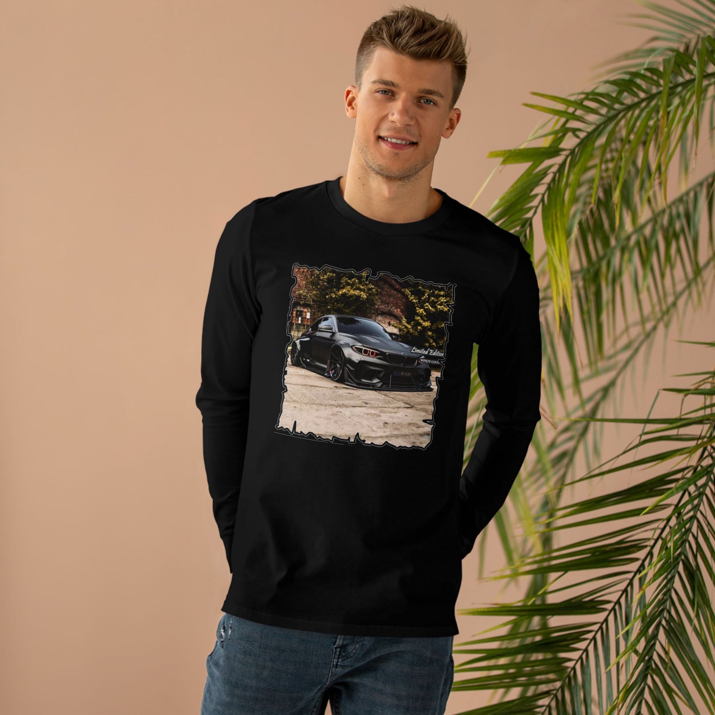 Get Yours Now -- Customized grey Limited Edition BMW M3 (Men's Base Longsleeve Tee - All-Season Wear)
