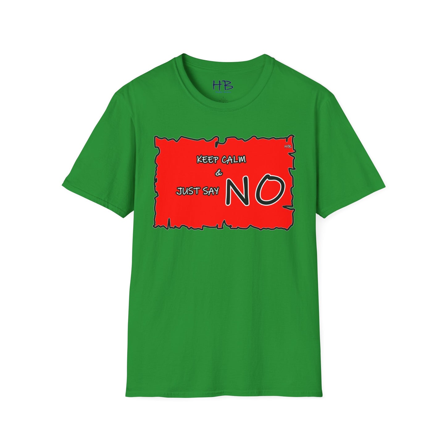 The Fearless Bold Red Attire with a Powerful Message; The 'NO' Declaration