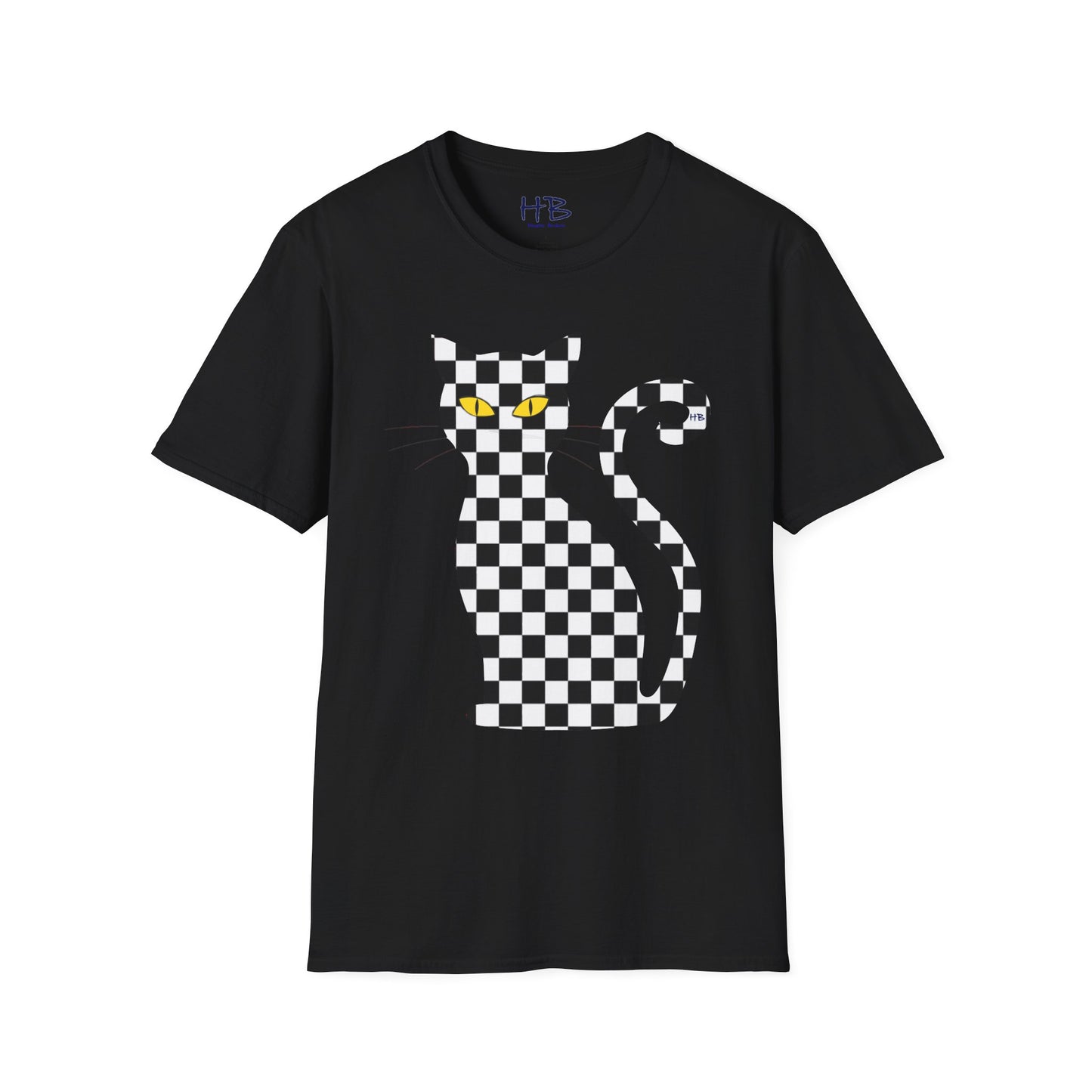 Unconventional Elegance: The Checkered Cat