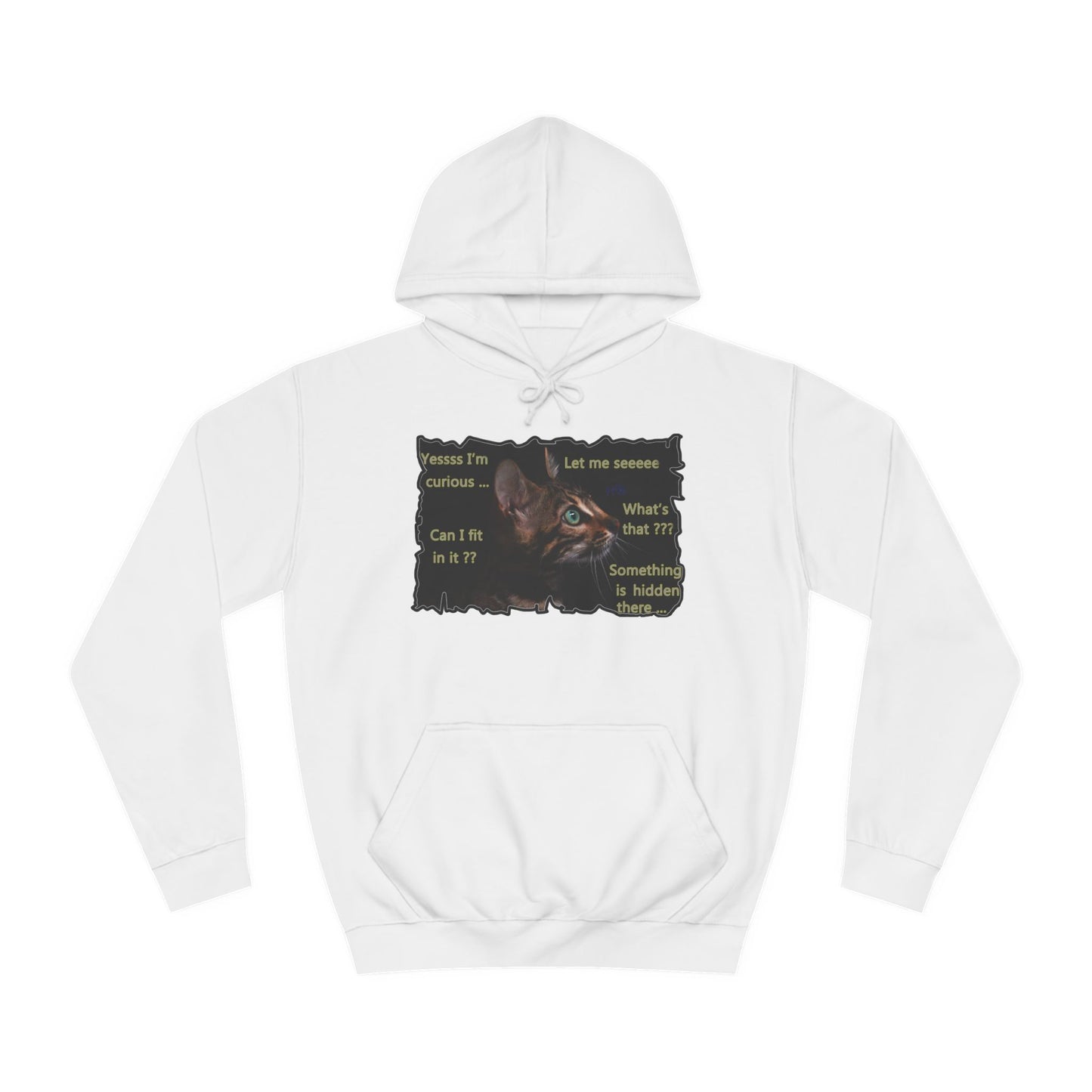 Get Yours Now -- Kitten curiosity and care free (Hoodie - Cozy and Durable)
