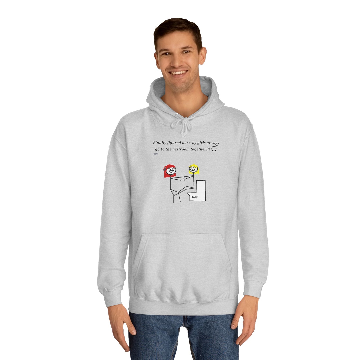 Get Yours Now -- Humorous Restroom Companions Revelations (Hoodie - Cozy and Durable)