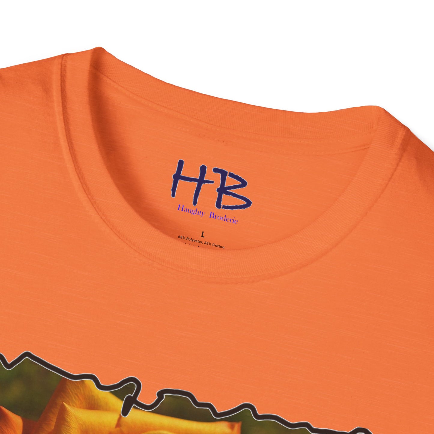 Blossoming Splendor: The Majestic Orange Rose Tee Shirt