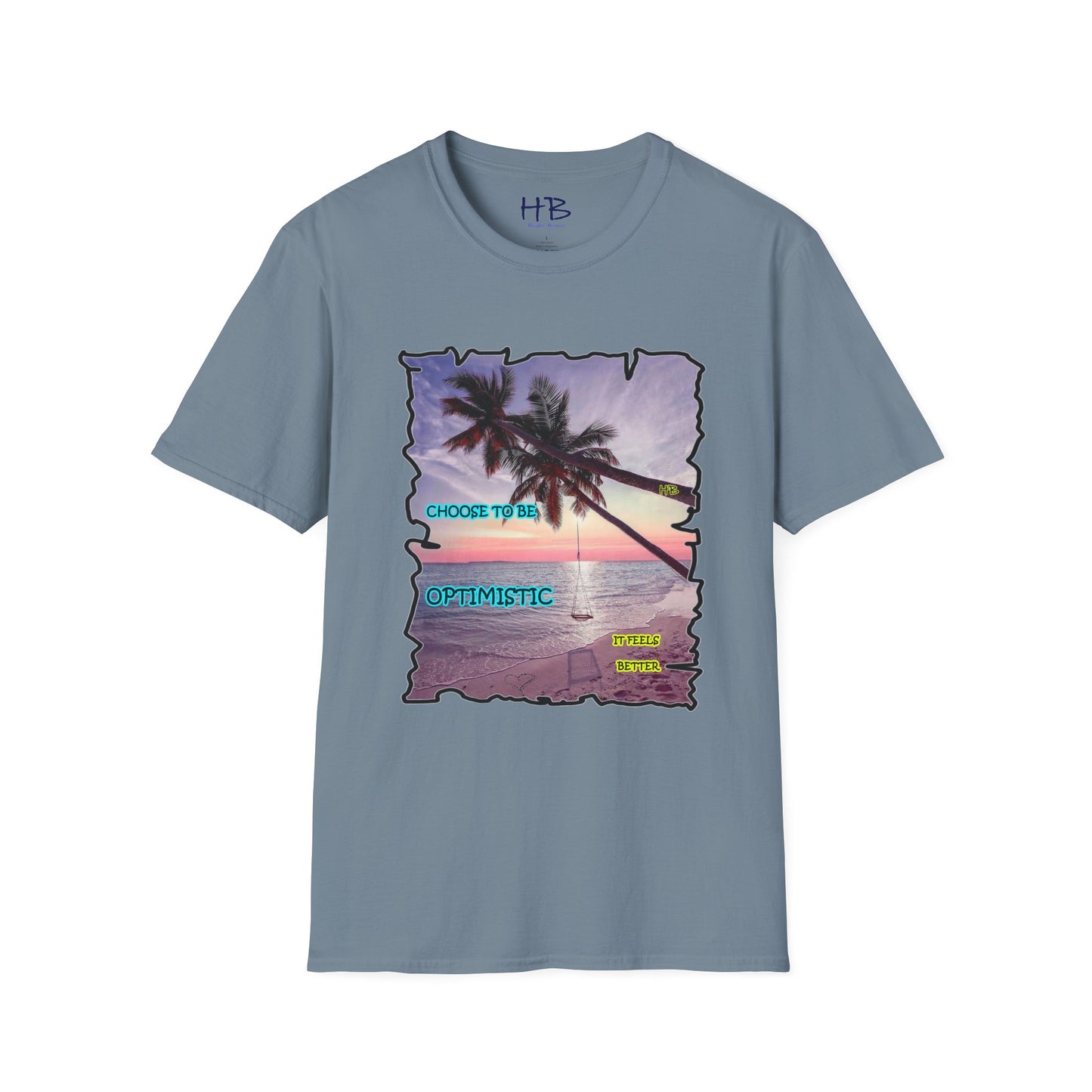 Embrace the Radiant Sunset by Swinging Towards Positivity using The Power of Optimism:  Sandy Beach Serenity Nature's Beauty Unleashed using Optimism in Every Stitch on the Horizon