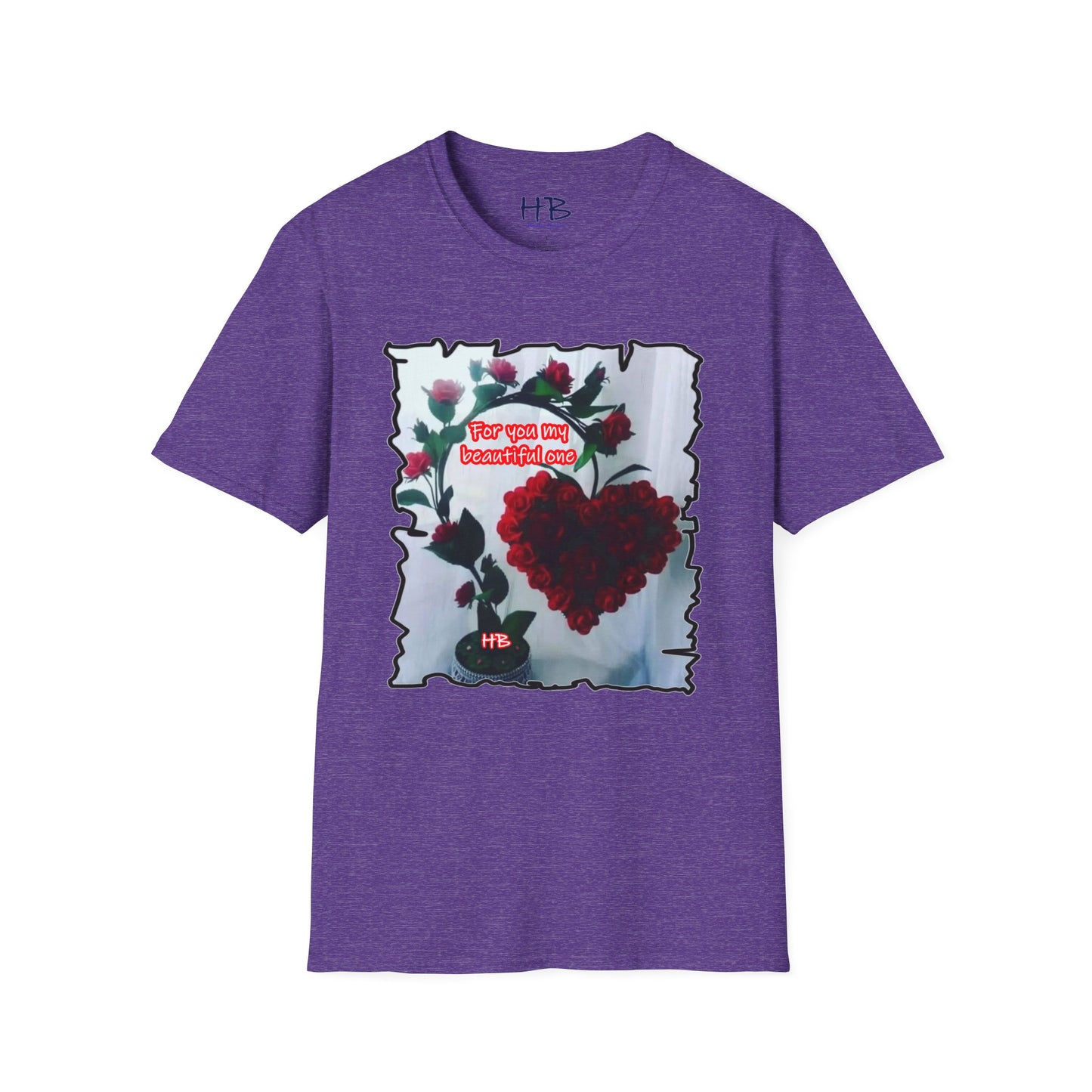 A Botanical Elegance Wearable Ode to Love; A Red Heart Rhapsody Floral Symphony Romantic Reverie