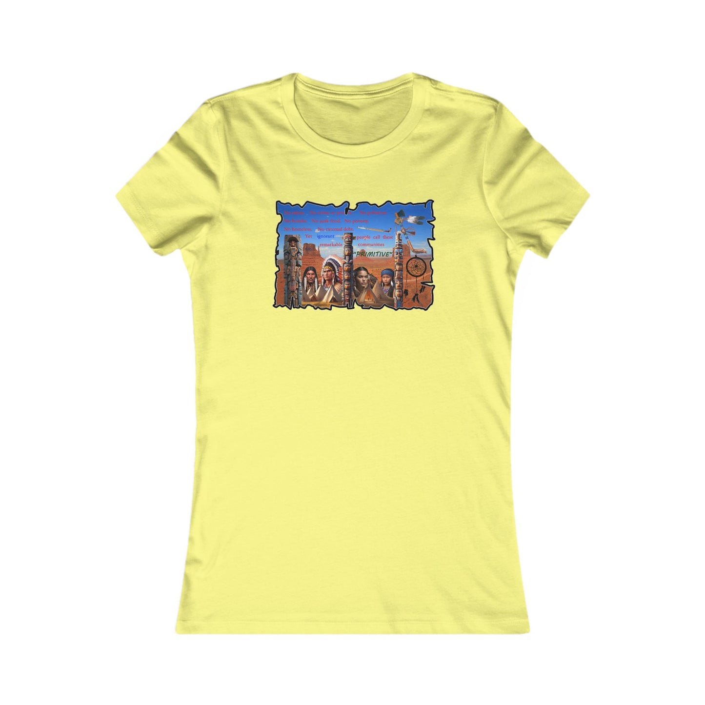 Native Indians (Women - Premium Cotton Tee)