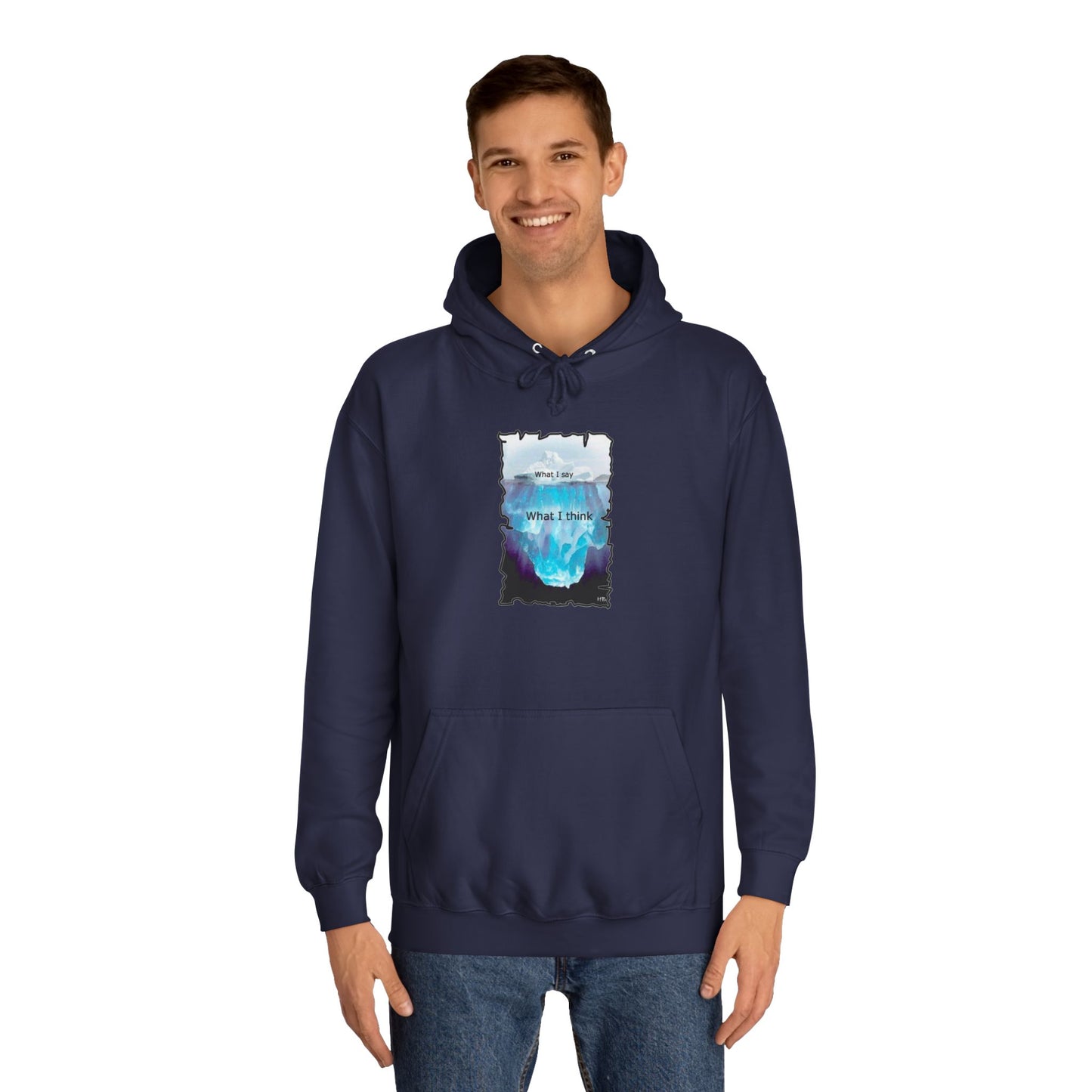 Below the Surface Veiled Verbalization (Hoodie - Cozy and Durable)
