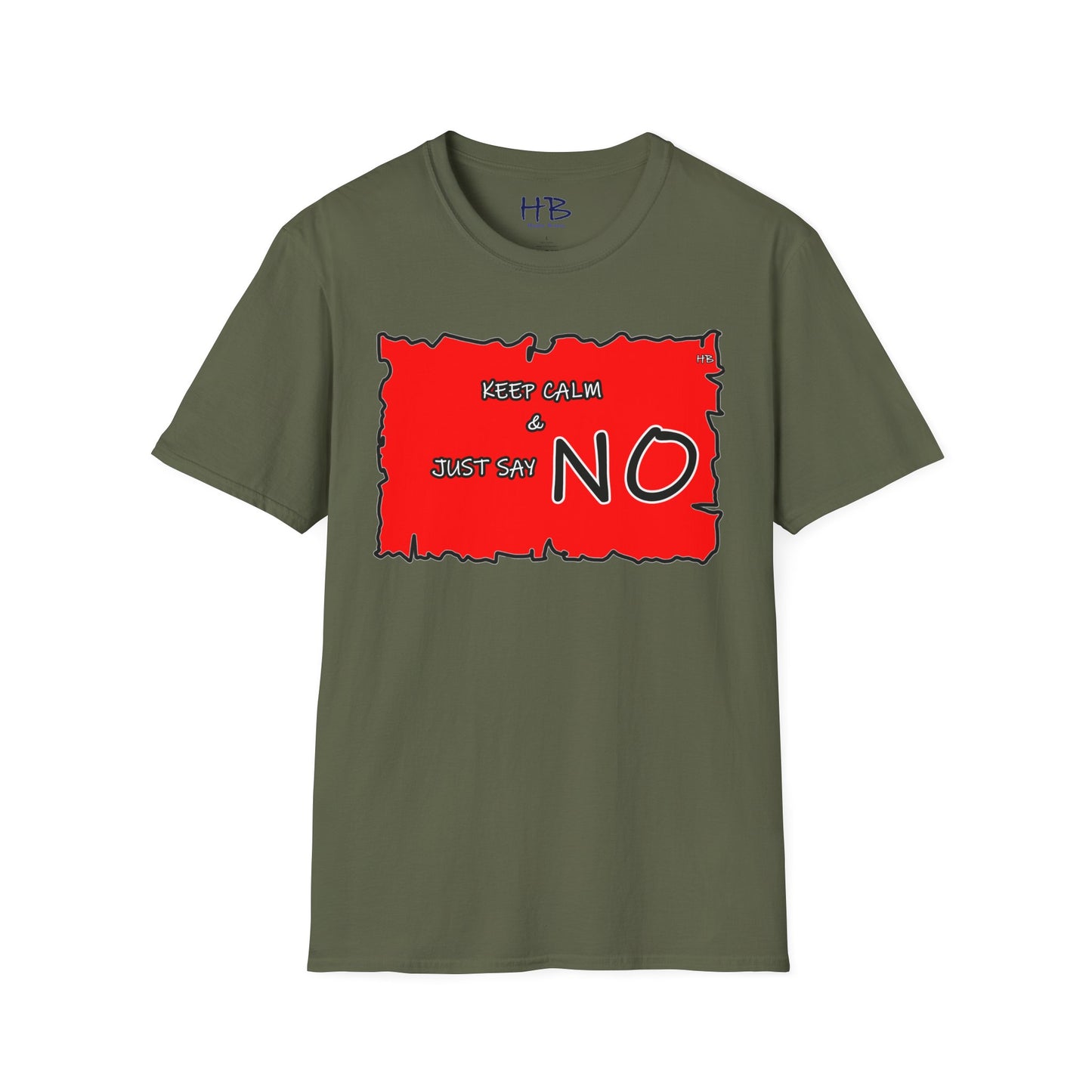 The Fearless Bold Red Attire with a Powerful Message; The 'NO' Declaration