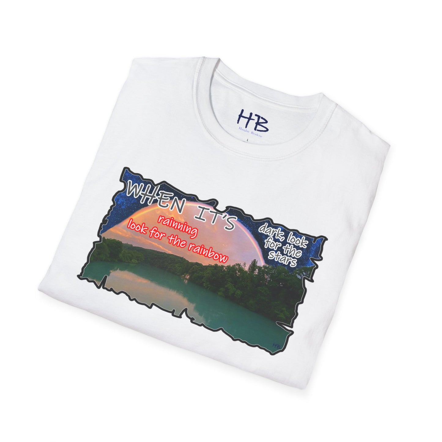 Harnessing the Positive: Radiate Joy and Inspiration rainbow vs stars