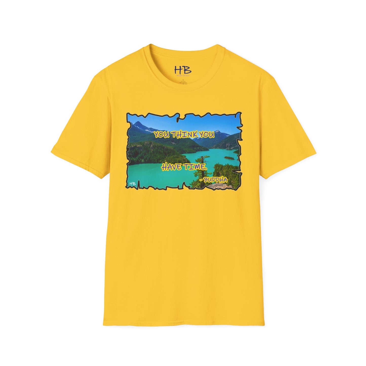 Buddha's Timeless Horizon Harmony; Philosophical Mirage Ethereal Lake Sunset Discourse 10