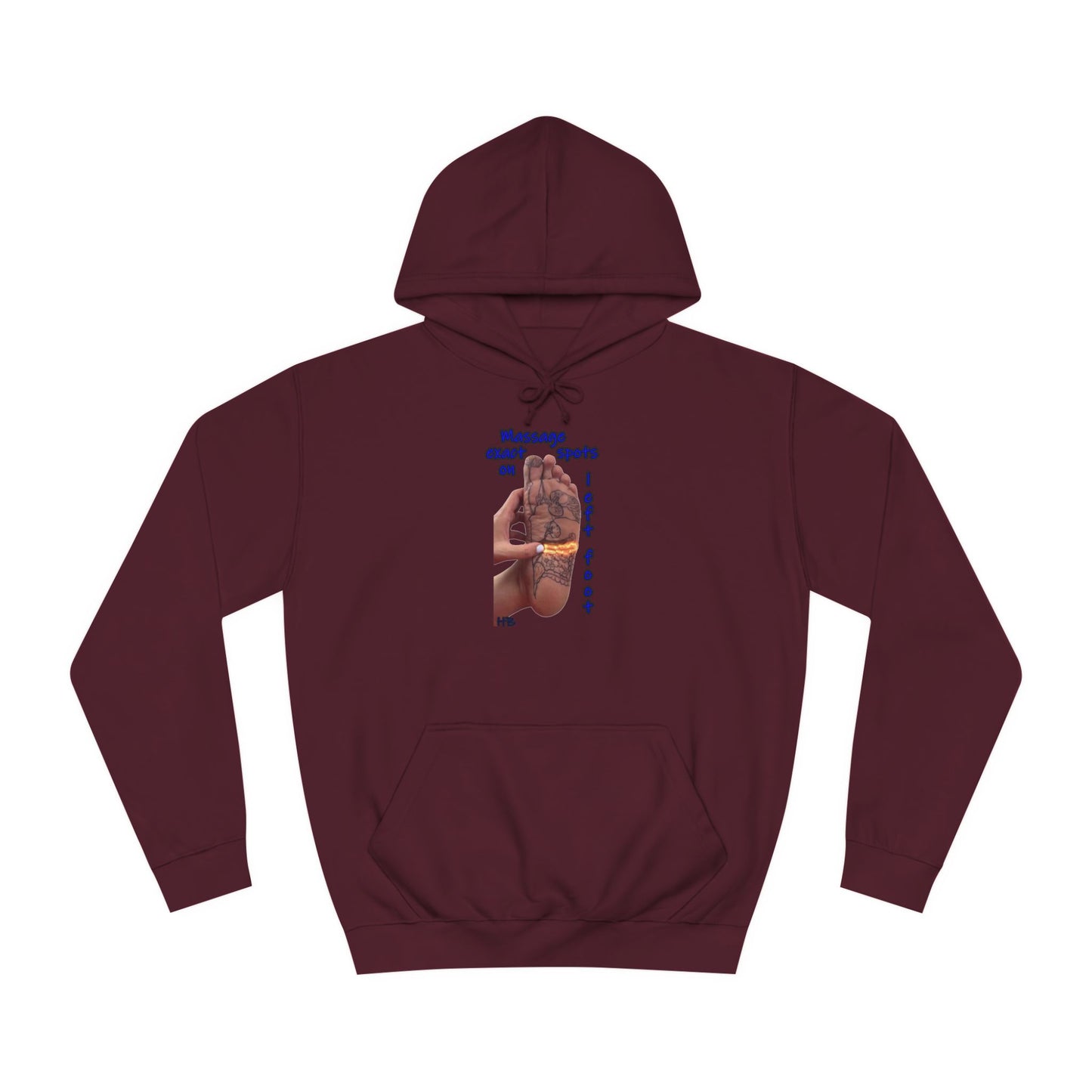Get Yours Now -- Foot-Palm Wellness Organic Harmony;  Self-Care Holistic Healthwear (Hoodie - Cozy and Durable)
