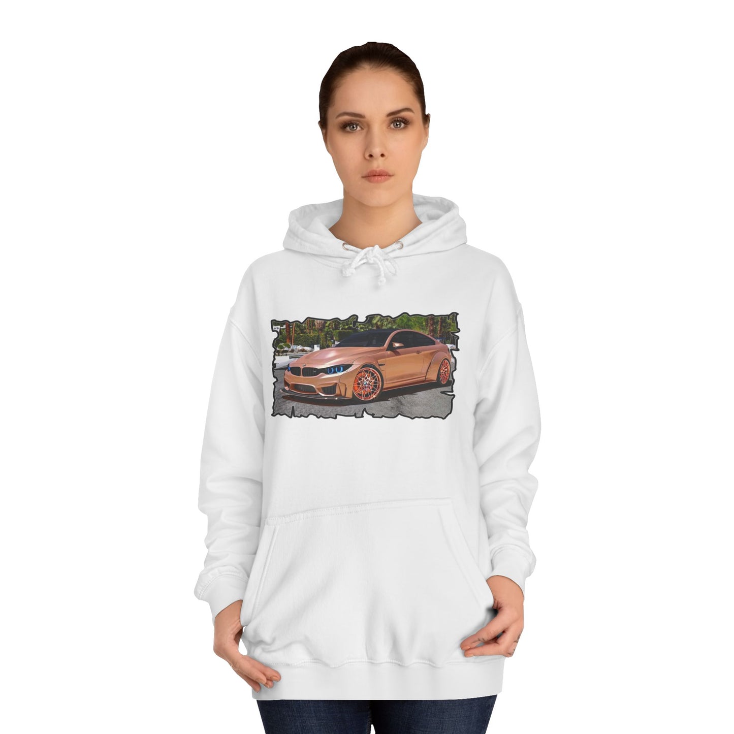 Get Yours Now -- Customized pink BMW M3 (Hoodie - Cozy and Durable)