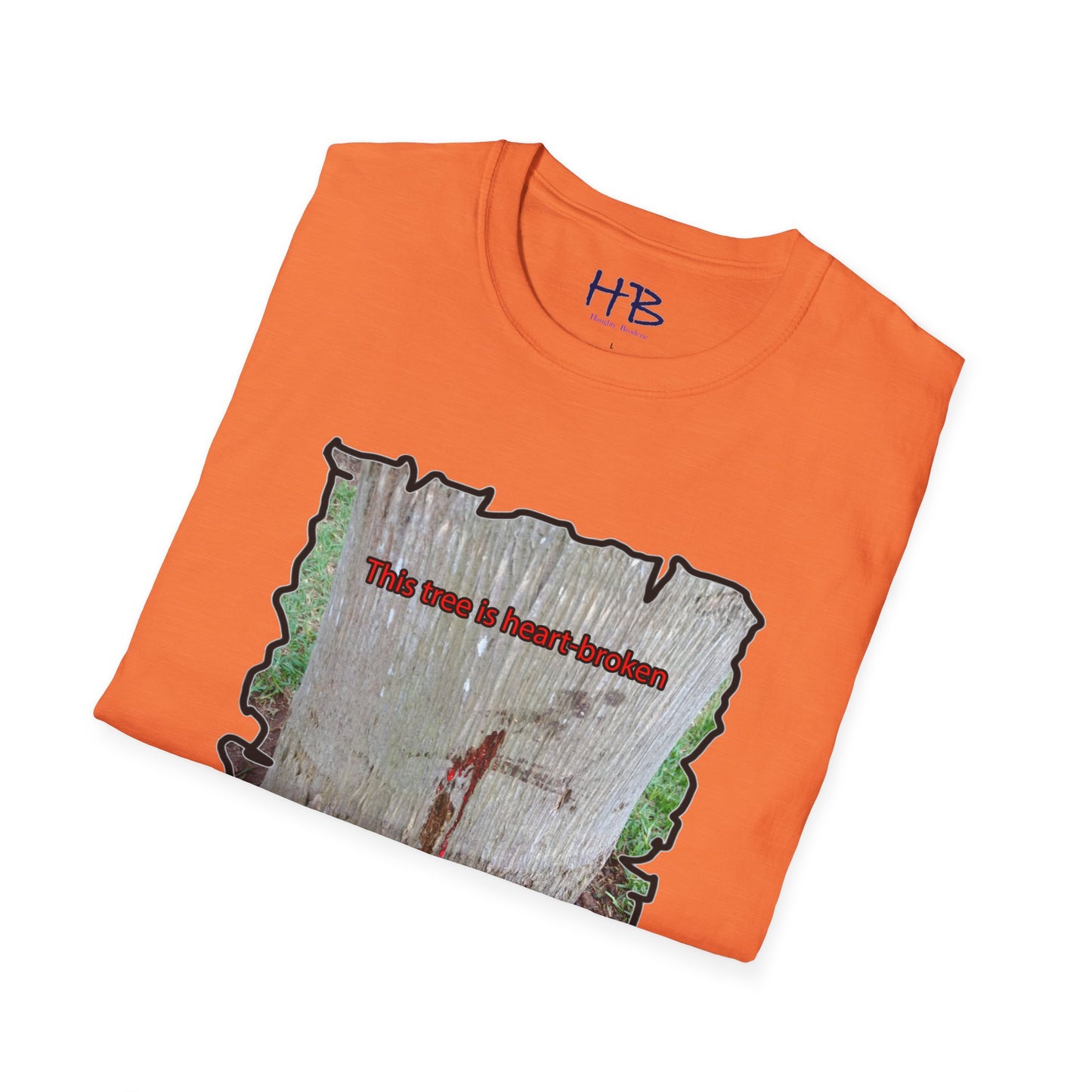 This tree is heart-broken