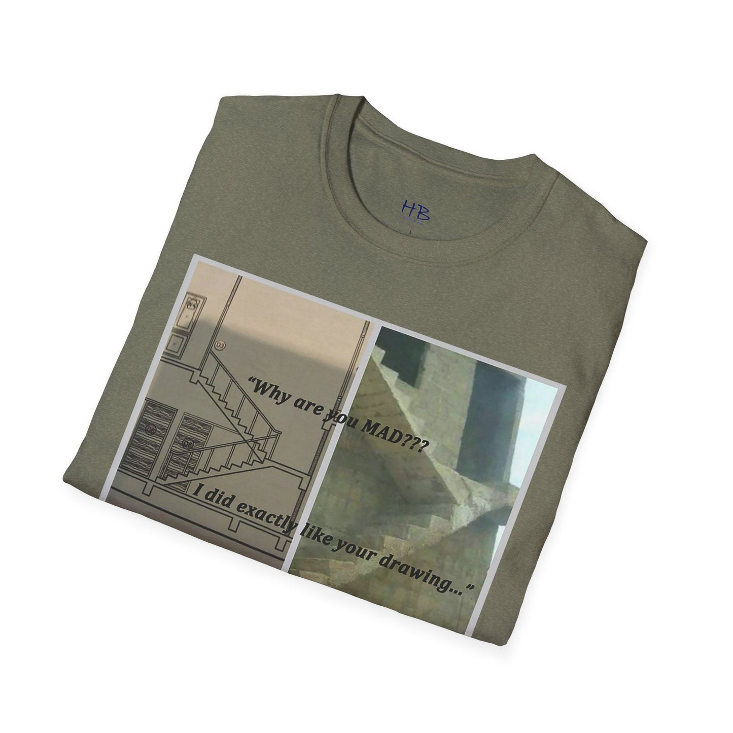 Comical Architectural Irony Stairs Sketch