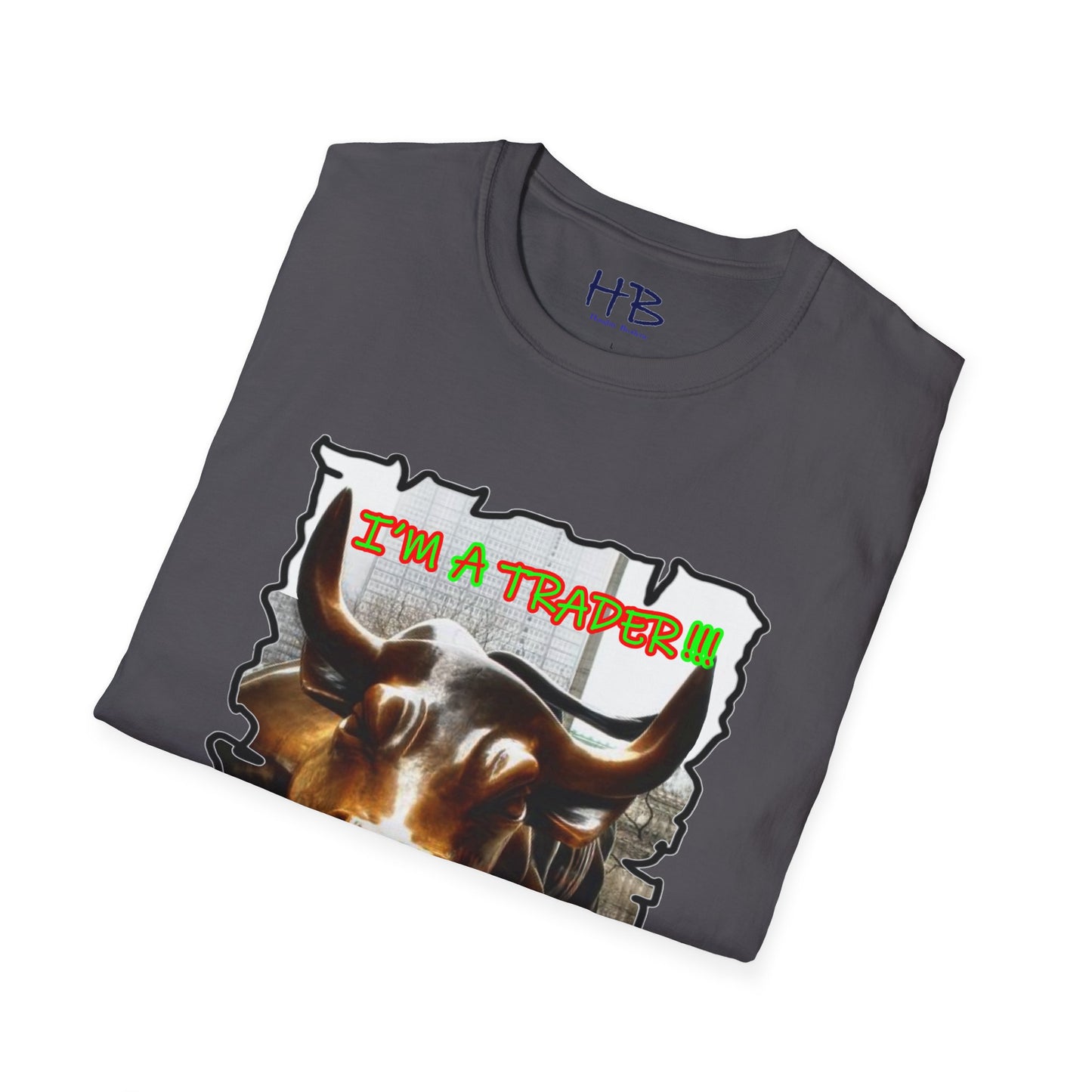 Wall Street Bullish Fashion Trading Enthusiast; Green & Red Confidence Stock Market Vibes