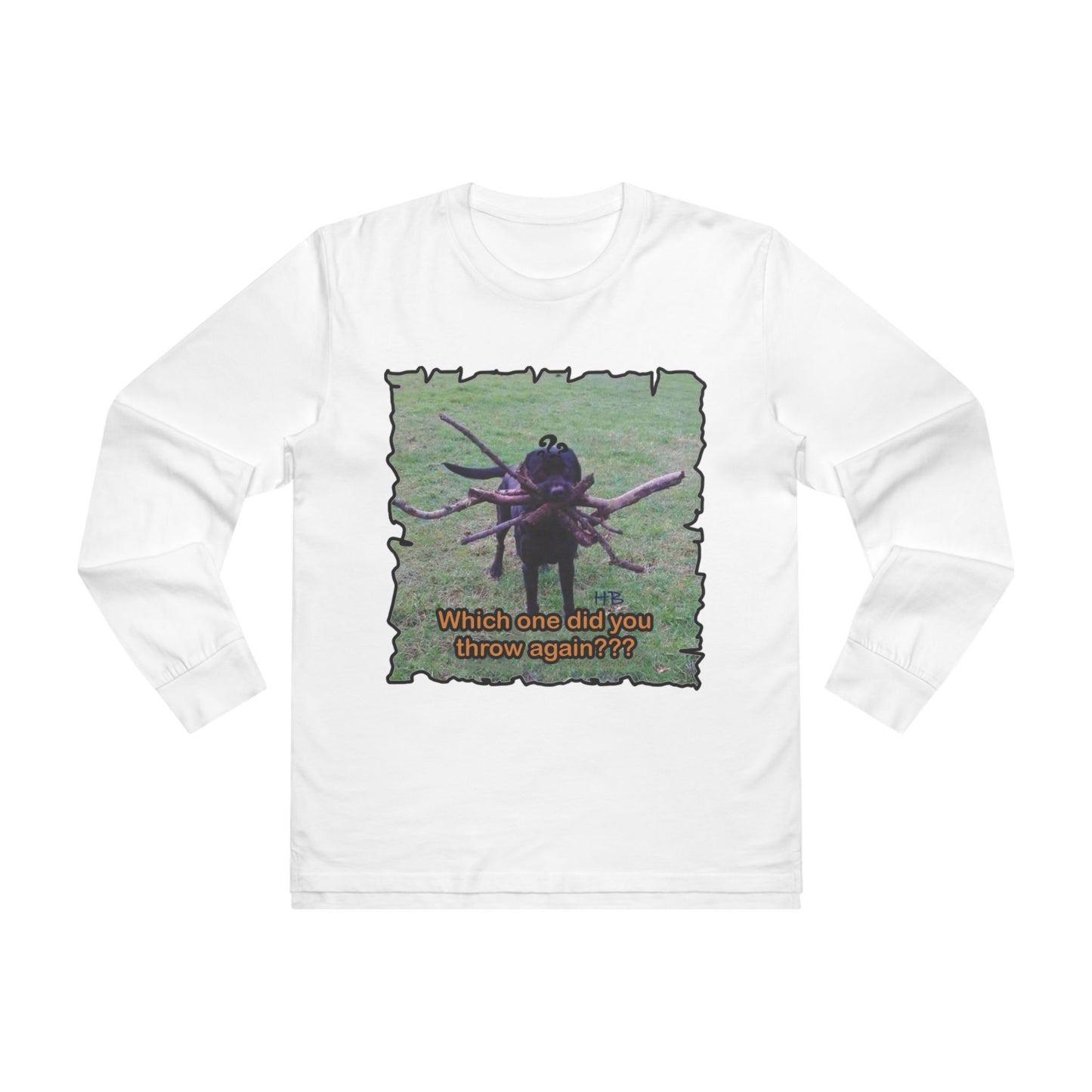 Get Yours Now -- Fetching Pawsitively Cute (Men's Base Longsleeve Tee - All-Season Wear)