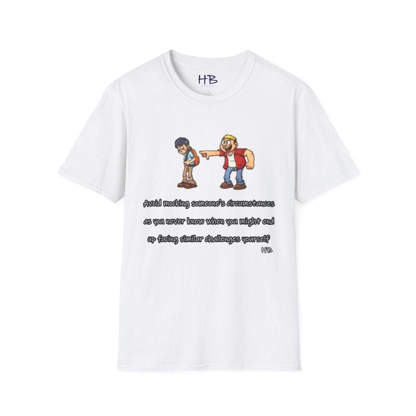 Cartoons Compassion Chronicle Bully's Gaze;  Mockery Mirage Teardrops of Resilience