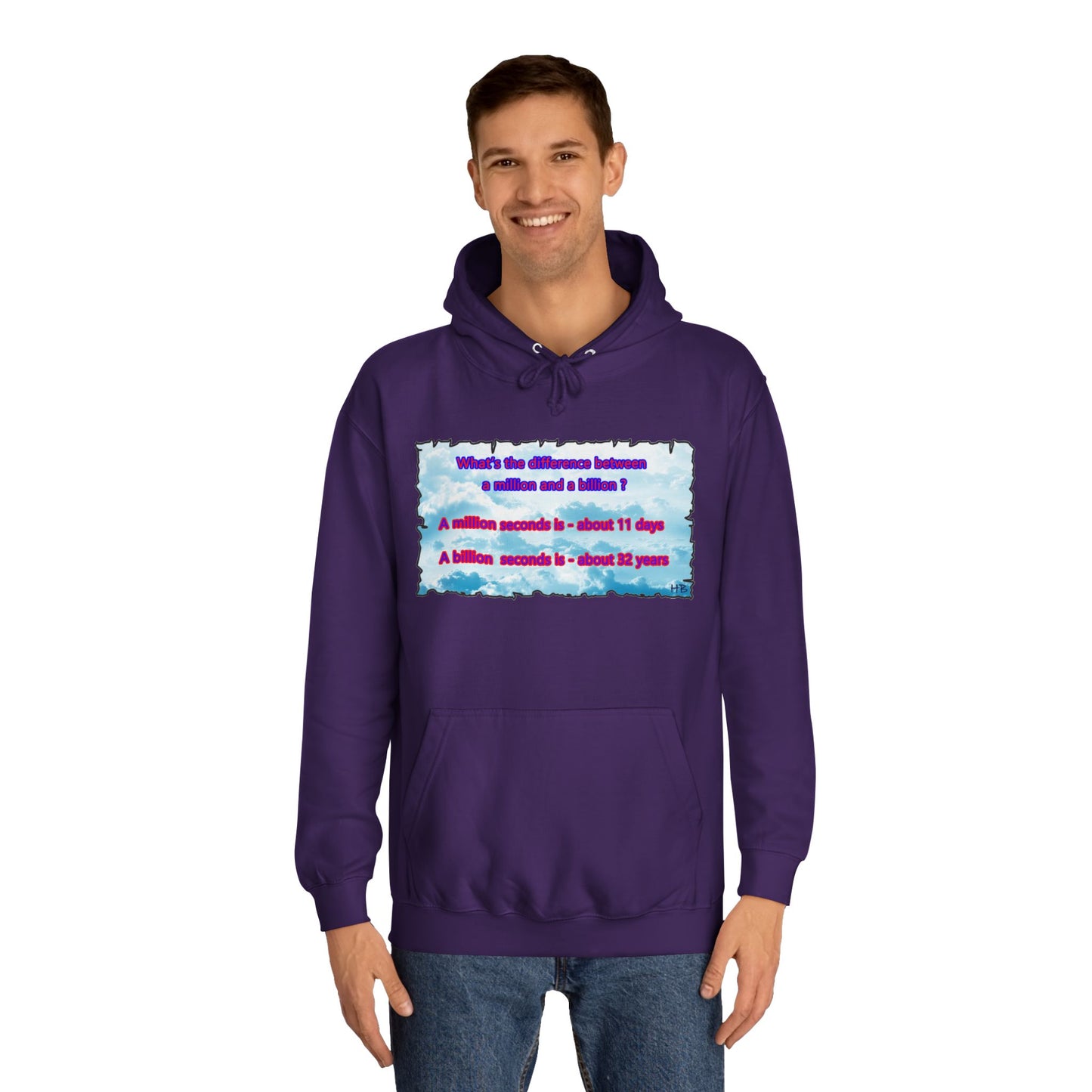 Get Yours Now -- Difference between million and billion calculated in seconds (Hoodie - Cozy and Durable)