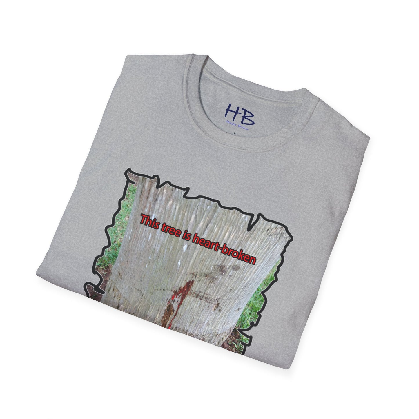 This tree is heart-broken