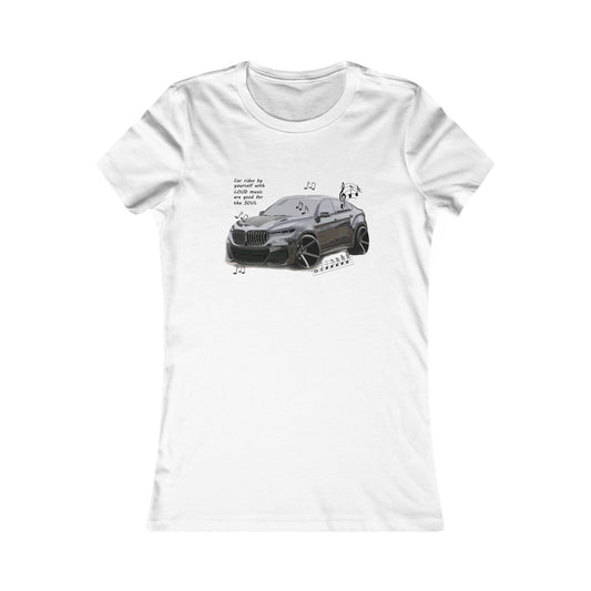 Car rides by yourself with LOUD music is good for the soul. Serenity. WANNA JOIN??? (Women - Premium Cotton Tee)