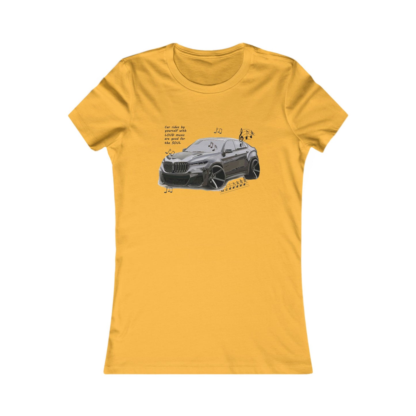Car rides by yourself with LOUD music is good for the soul. Serenity. WANNA JOIN??? (Women - Premium Cotton Tee)