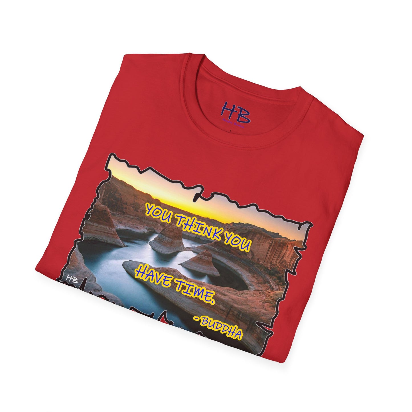 Buddha's Timeless Horizon Harmony; Philosophical Mirage Ethereal Lake Sunset Discourse 9