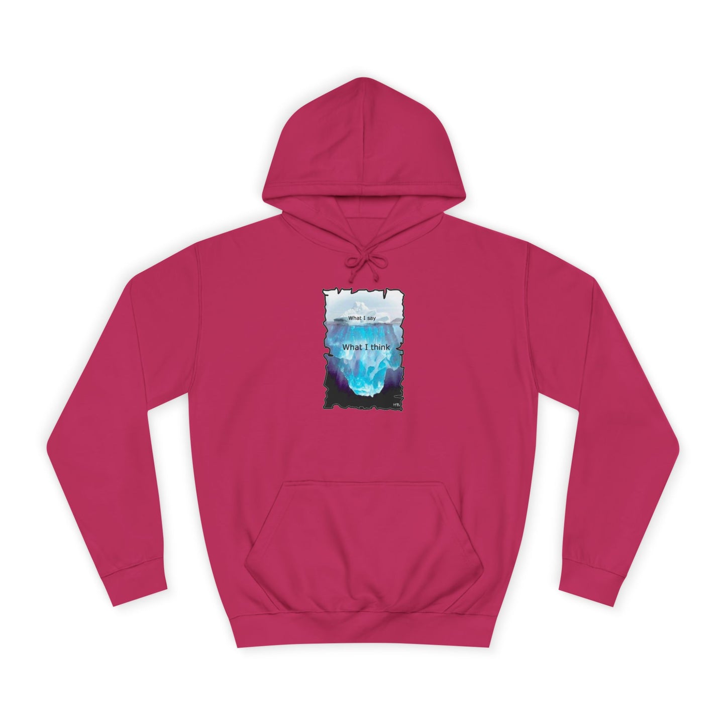 Below the Surface Veiled Verbalization (Hoodie - Cozy and Durable)