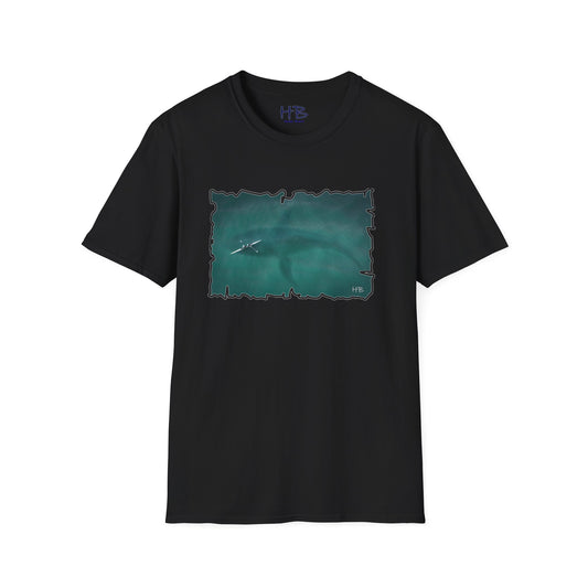 Whale's Shadow: A Harmony Between Worlds Tee Shirt