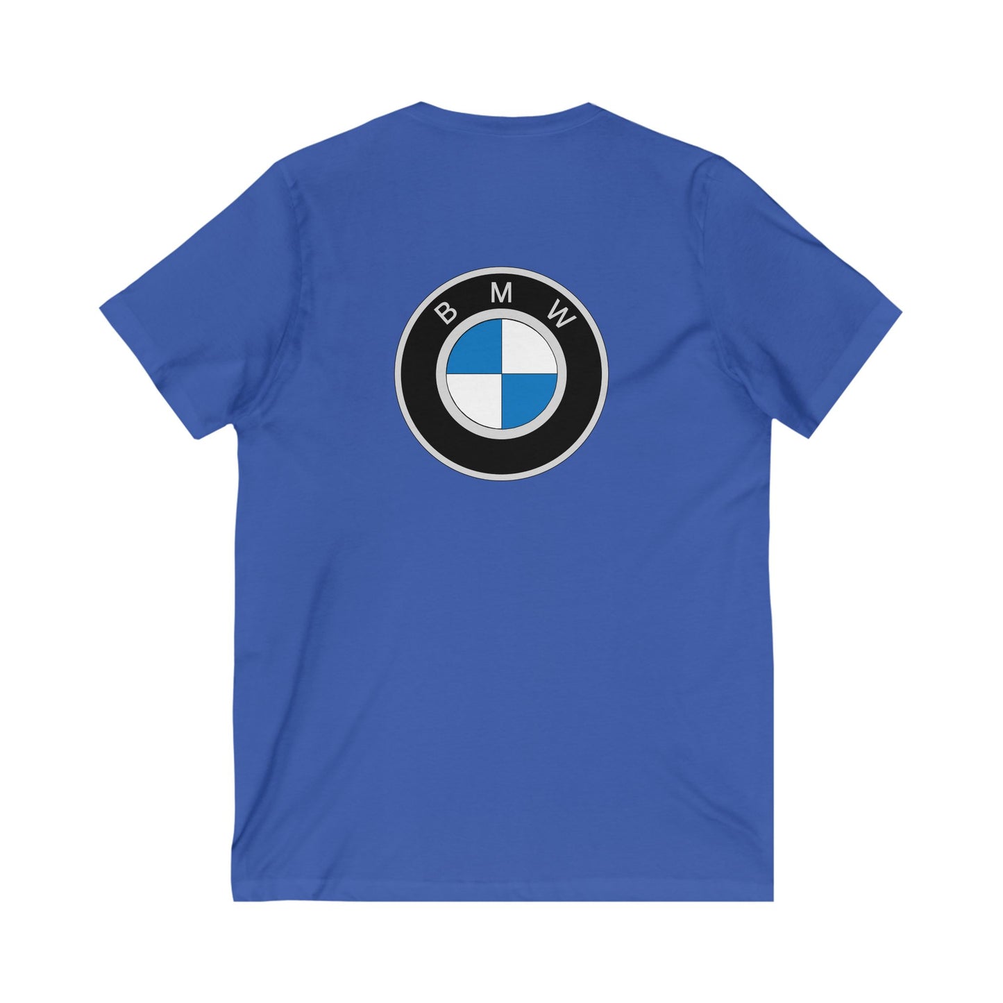 BMW ultimate driving machine (Unisex Jersey Short Sleeve V-neck - Comfortable Everyday Wear)