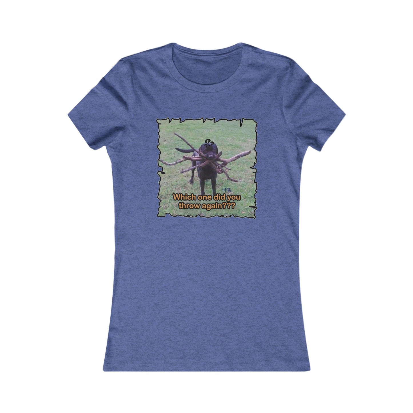 Fetching Pawsitively Cute (Women - Premium Cotton Tee)